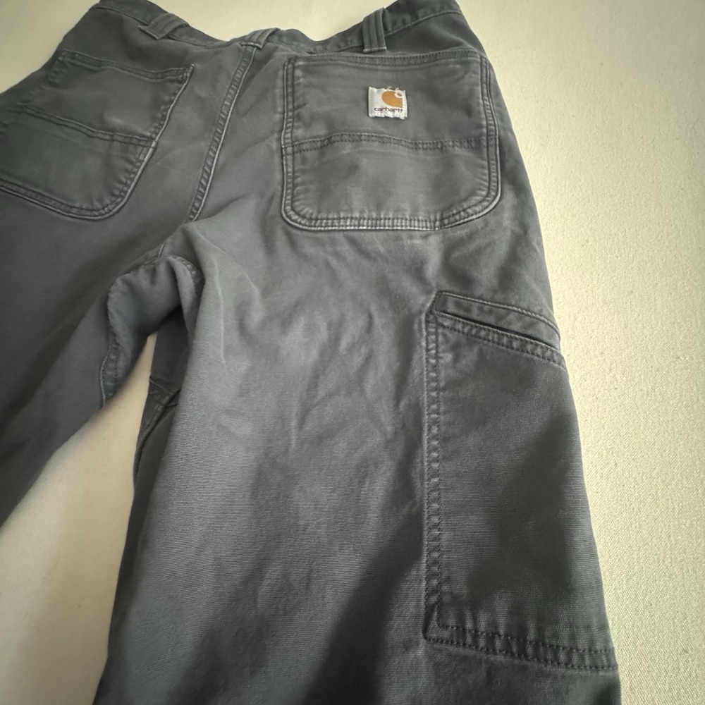 Carhartt Men's Pants Rugged Flex Relaxed Fit Distressed Carpenter WorkWear 34x34 - Picture 16 of 16